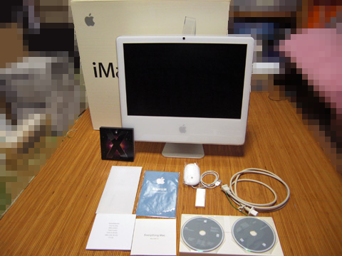 iMacと付属品